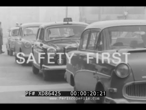 "SAFETY FIRST" 1960s DAIMLER-BENZ AUTOMOTIVE SAFETY FILM SEAT BELTS & CRASH TEST DUMMIES XD86425 — PeriscopeFilm