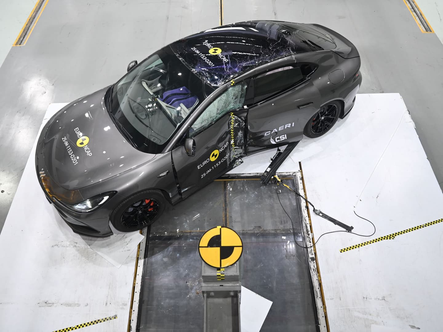 Illustration for the section "Side pole and rollover" from Euro NCAP Newsroom