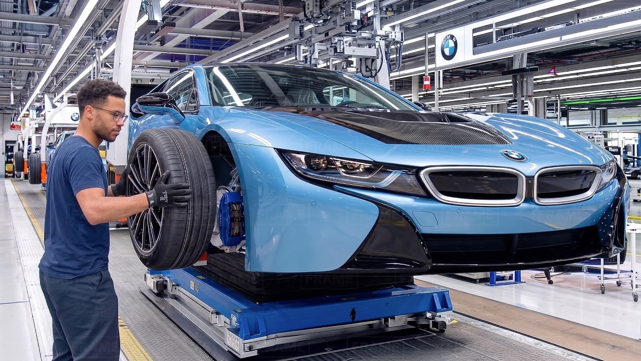 Building BMW's Most Advanced Supercar: BMW i8 Production Line — FRAME