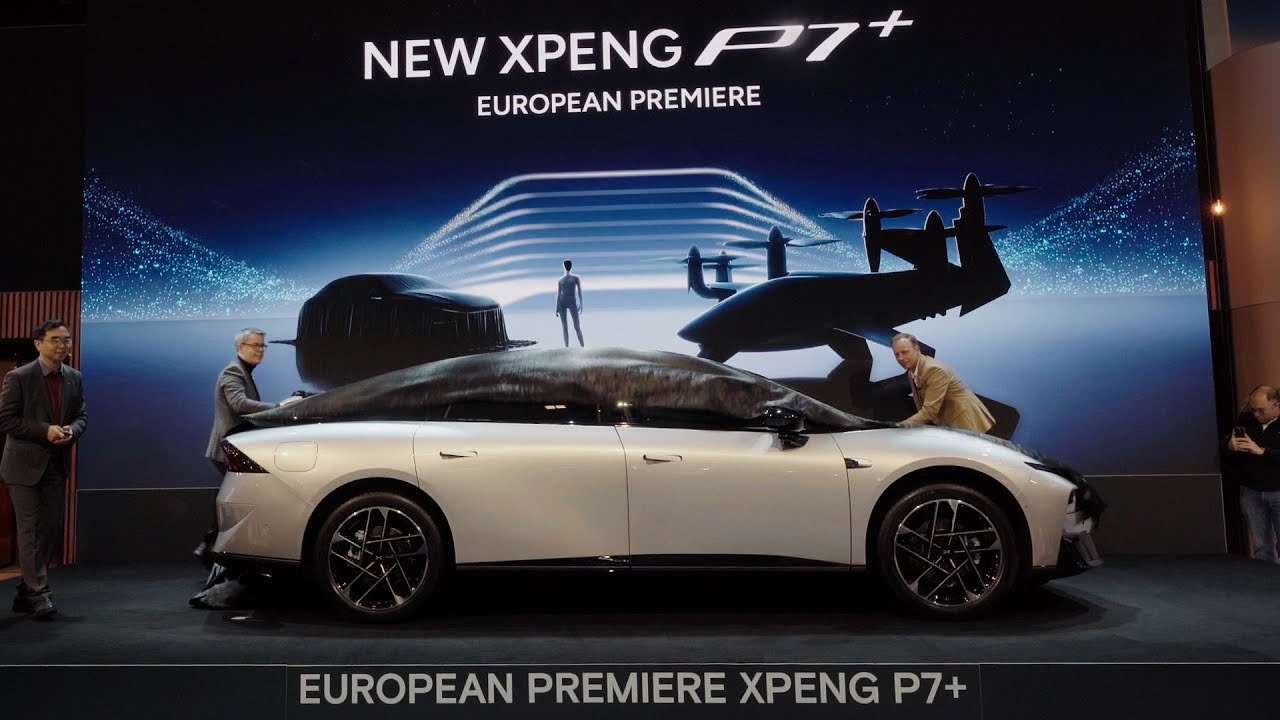 XPENG P7+ Arrives in Europe | The Smart Fastback Debuts in Brussels — XPENG